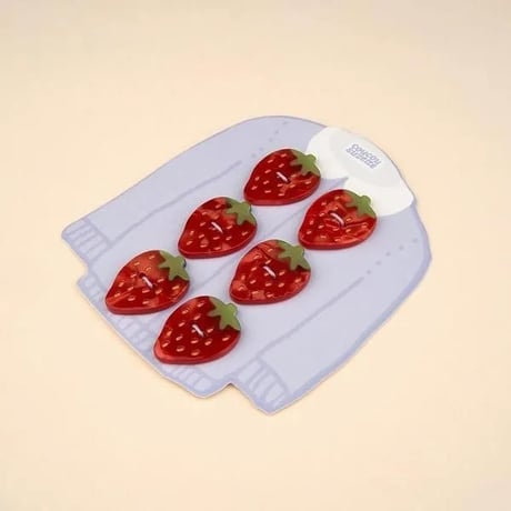 【Coucousuzette】【ククシュゼット】Strawberry Buttons set 苺 ストロベリー ボタンセット