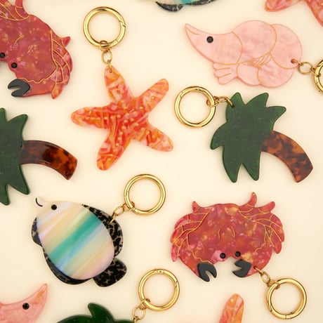 【Coucou Suzette】【ククシュゼット】Crab カニ bag charm バッグチャーム