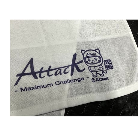 攻猫× Attack コラボ温泉タオル🐾