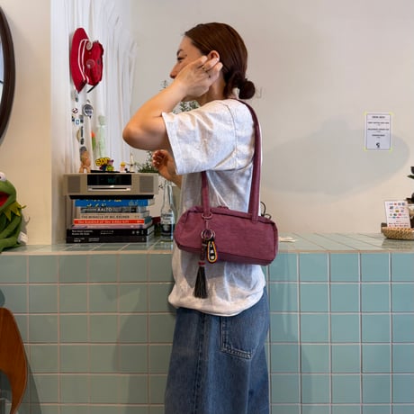BAGGU / Small Nylon Bowler Bag