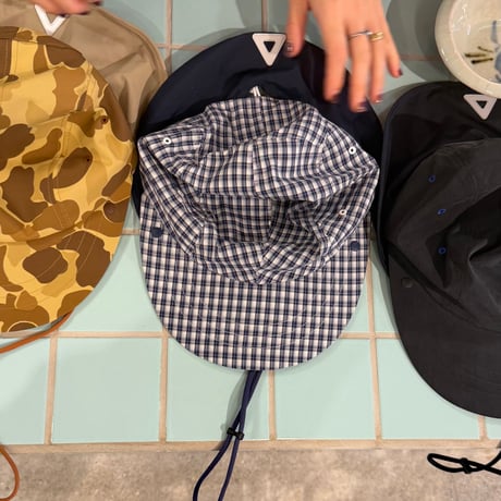 NoCap / Quick shade long bill cap 26 - Poolside check