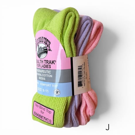 THE RAILROAD SOCK / Therapeutic Crew_(3pair) Candy Colors