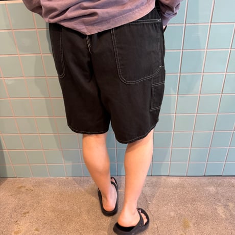 oddment / Big Painter Short DYED BLACK