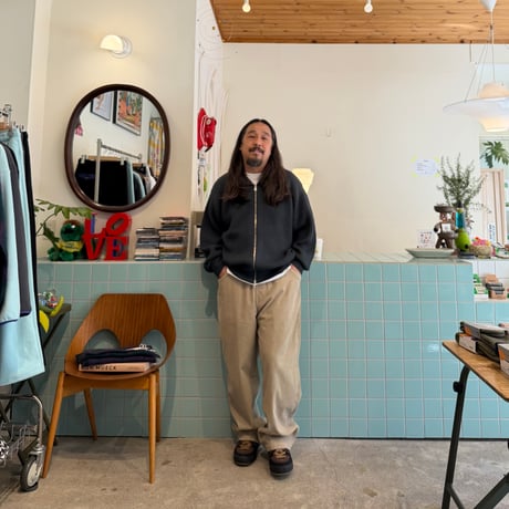 COMFORTABLE REASON / Grid Cord Slacks