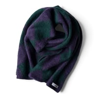 PHEENY / Kid Mohair Diamond Check Muffler