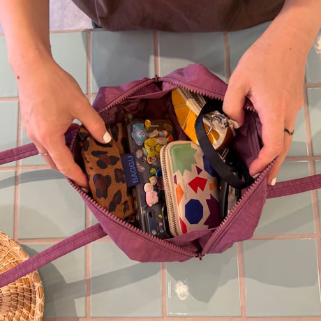 BAGGU / Small Nylon Bowler Bag