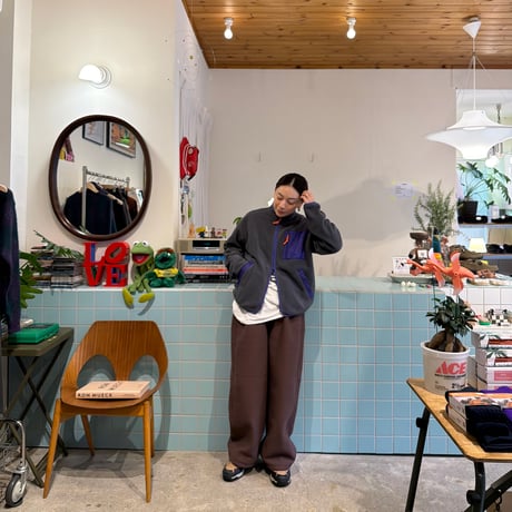 PHEENY / Eco fleece Zip-up Blouson