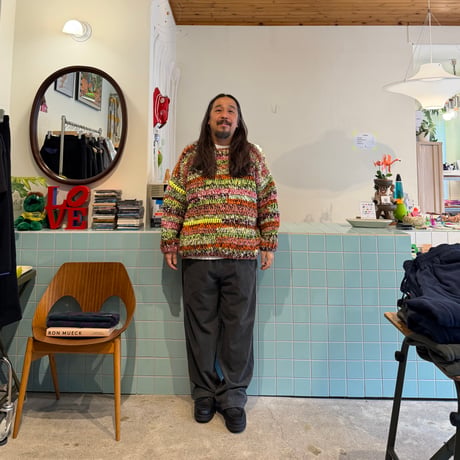 HARIMA / Hand Knit Crew Sweater