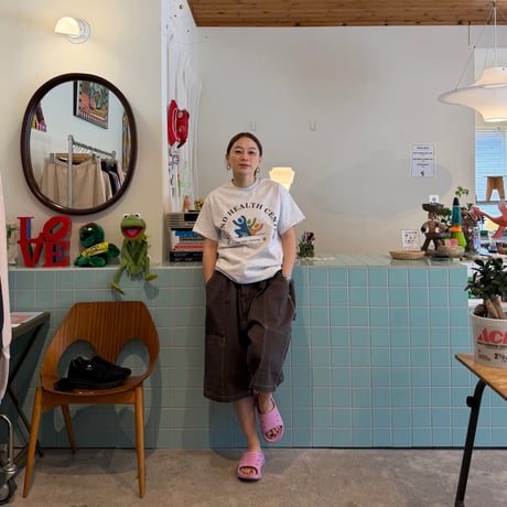 oddment / Big Painter Short "Dyed BROWN"