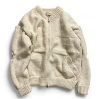 MacMahon Knitting Mills / Knit MA-1 3D BONE