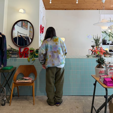 MacMahon Knitting Mills / Crew Neck Knit-Tiedye