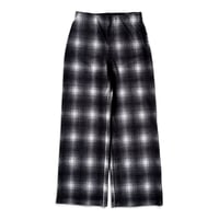 PHEENY / Ombre Check Stretch Corduroy wide Pants