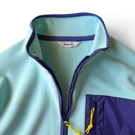 PHEENY / Eco fleece Zip-up Blouson