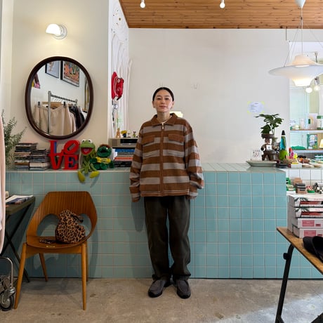 PHINGERIN / CORDY KNIT JACKET STRIPE