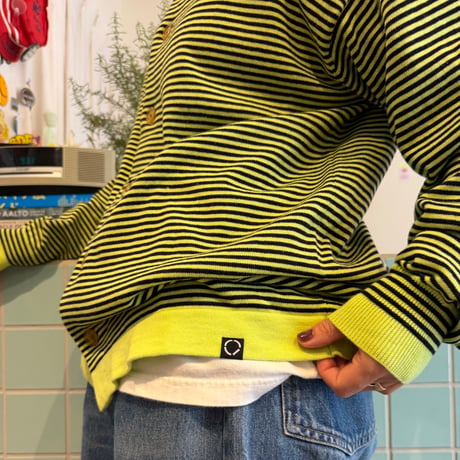 PHINGERIN / STRIPE KNIT SHIRT