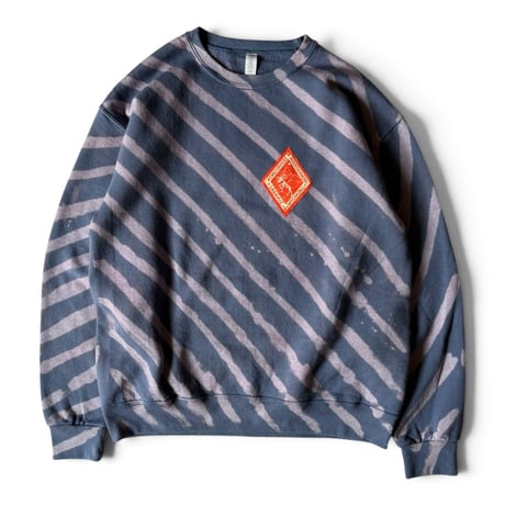 ATMOSPHERE MOUNTAIN WORKS / DISCHARGE PRINTED CREW *RAVEN