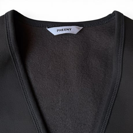 PHEENY / Athletic fleece V-Neck Coverall