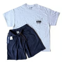 RELAXFIT / US marines Pile shorts＋Novelty Tee