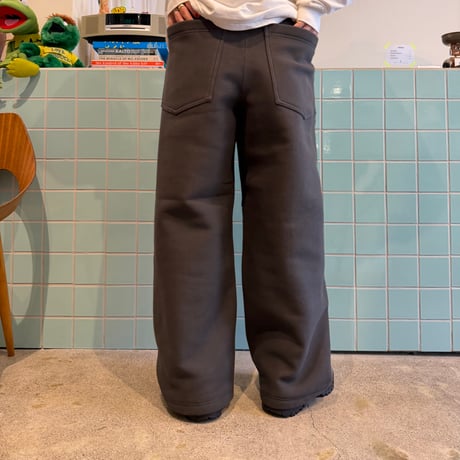 PHEENY / Athletic fleece Tucked Wide Pants