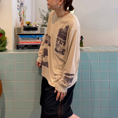 PHEENY / Recycled Polyester Photo L/S Tee