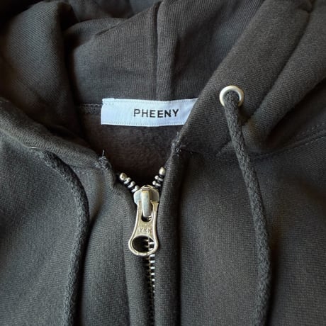 PHEENY / Athletic fleece Zip-up Hoodie