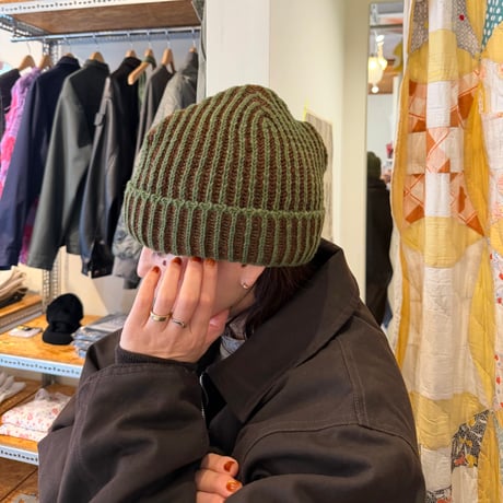 Lakhays / TWO TONE FISHERMAN BEANIE