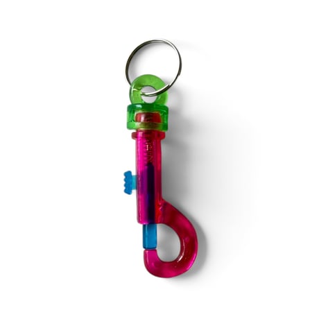 DEAD STOCK ACCESSORIES / 80s PLASTIC KEY RING
