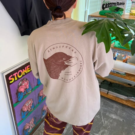 ATMOSPHERE MOUNTAIN WORKS / PRINTED L/S TEE
