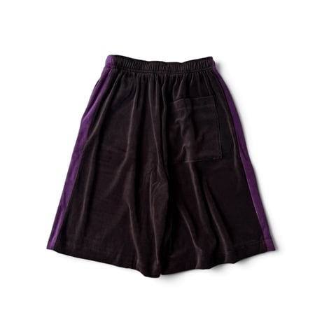 PHEENY / Cotton Velour Side Stripe Shorts