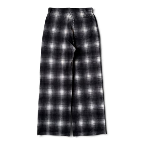 PHEENY / Ombre Check Stretch Corduroy wide Pants