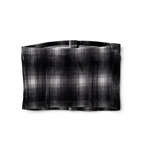 PHEENY / Ombre Check Stretch Corduroy Bustier