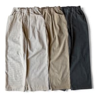 COMFORTABLE REASON / Grid Cord Slacks