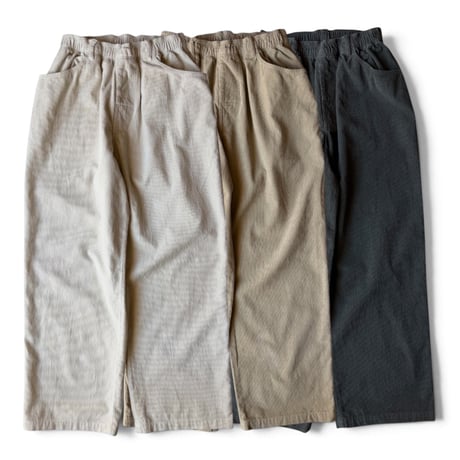 COMFORTABLE REASON / Grid Cord Slacks
