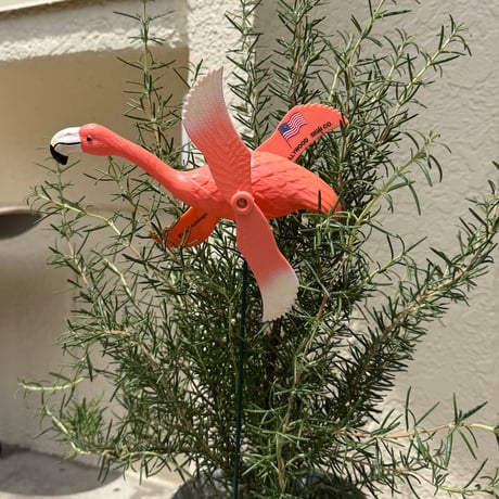 PINK FLAMINGOS WINDMILL