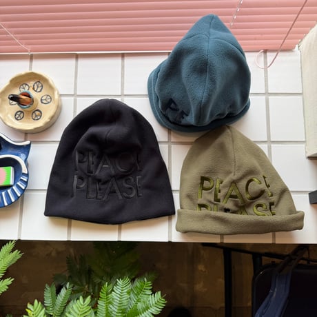 garbage / FLEECE BEANIE（PEACE PLEASE）