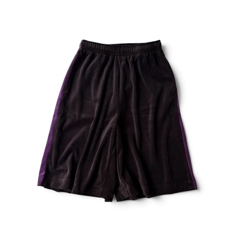 PHEENY / Cotton Velour Side Stripe Shorts