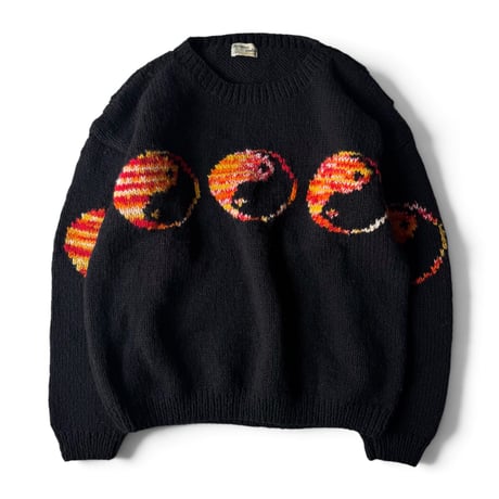 MacMahon Knitting Mills / Crew Neck Knit-Yin & Yang
