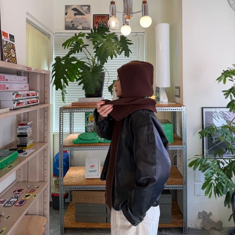 COMFORTABLE REASON /  Wool Hood Scarf
