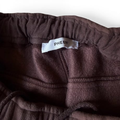 PHEENY / Athletic fleece Tucked Wide Pants