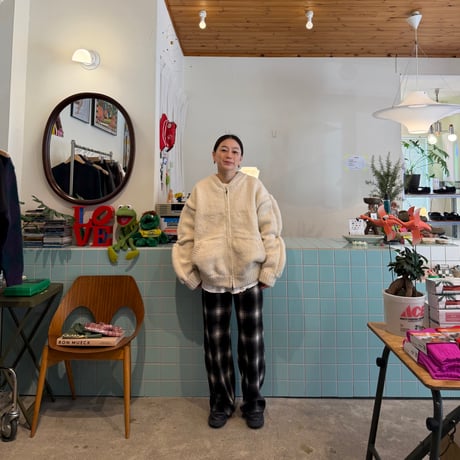 MacMahon Knitting Mills / Knit MA-1 3D BONE