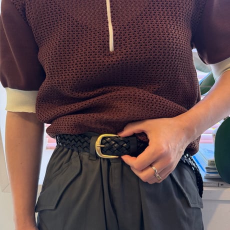 RELAXFIT / IMAGEN DE Mexico Leather mesh belt