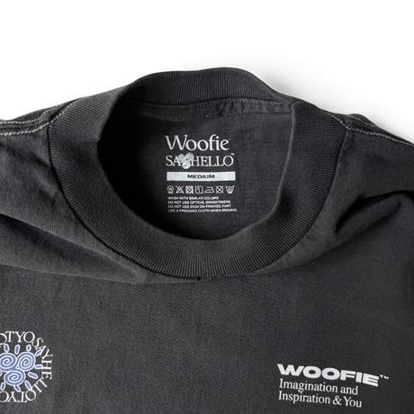 SAYHELLO × Woofie / Pigment The Stroke L/S Tee