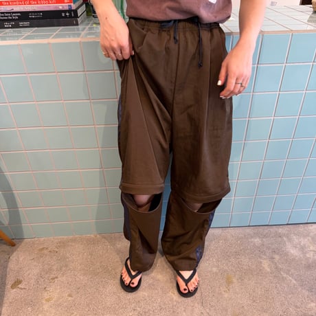PHEENY / Nylon Vazzero Convertible Wide-Leg Pants