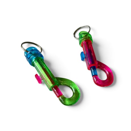 DEAD STOCK ACCESSORIES / 80s PLASTIC KEY RING