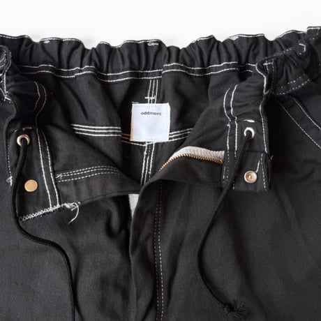 oddment / Big Painter Short DYED BLACK