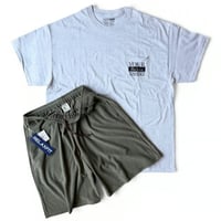 RELAXFIT / US marines Pile shorts＋Novelty Tee