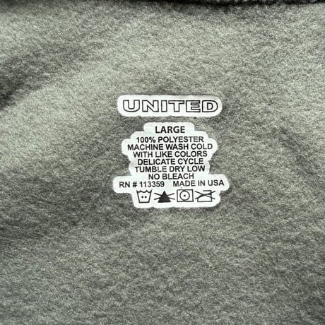 DEADSTOCK / 300WT FLEECE by UNITED JOIN FORCES - MADE IN USA