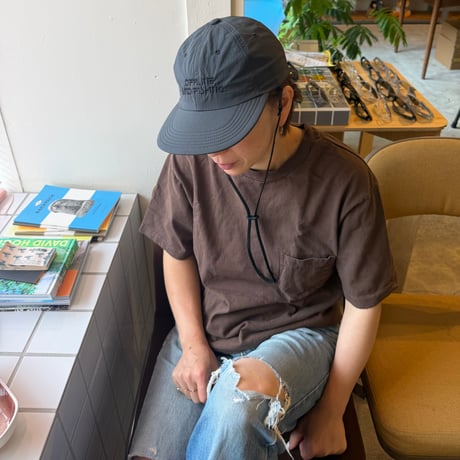garbage / SOFT BRIM 6 PANEL CAP w/ CHIN STRAP (OFFLINE)