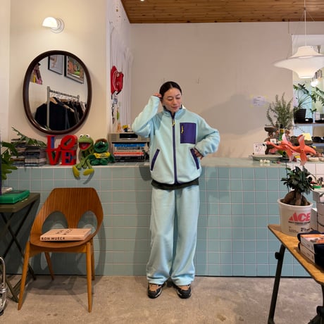 PHEENY / Eco fleece Zip-up Blouson