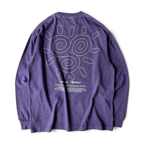 SAYHELLO × Woofie / Pigment The Stroke L/S Tee